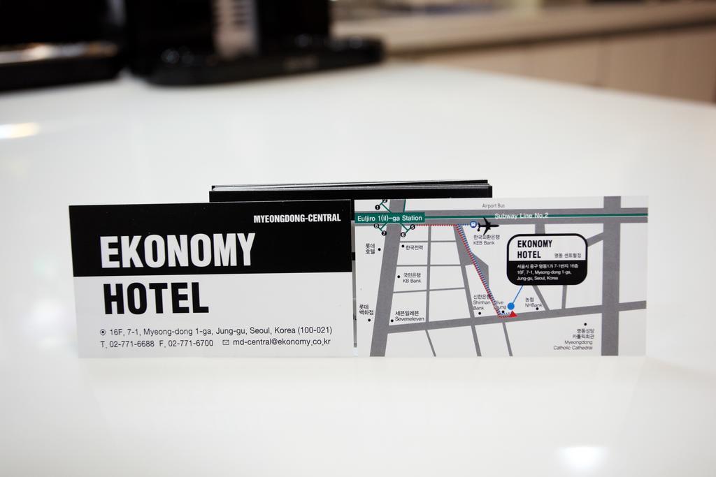 סיאול Ekonomy Hotel Myeongdong Central מראה חיצוני תמונה